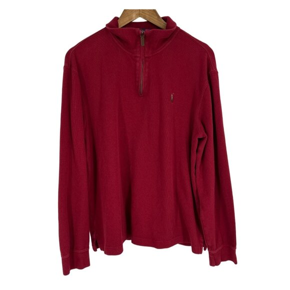 Polo Ralph Lauren Other - Polo Ralph Lauren Long Sleeve Estate Rib Quarter Zip Pullover L